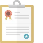 Material Certificate SVG Icon